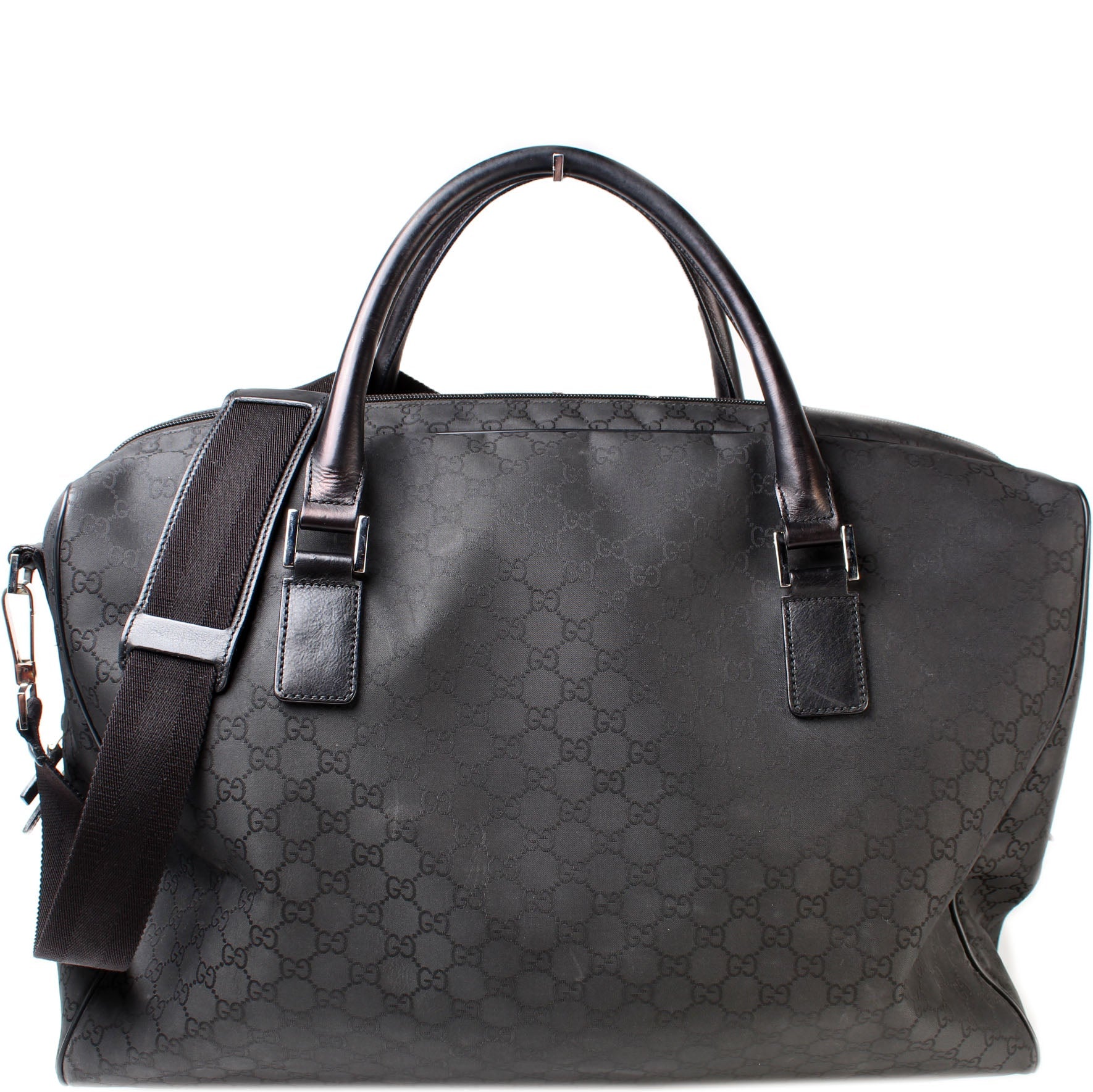 196356 GG Canvas Duffle Bag lbcase