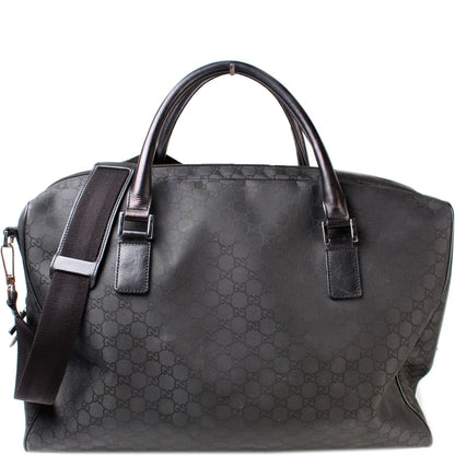 196356 GG Canvas Duffle Bag lbcase