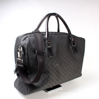 196356 GG Canvas Duffle Bag lbcase
