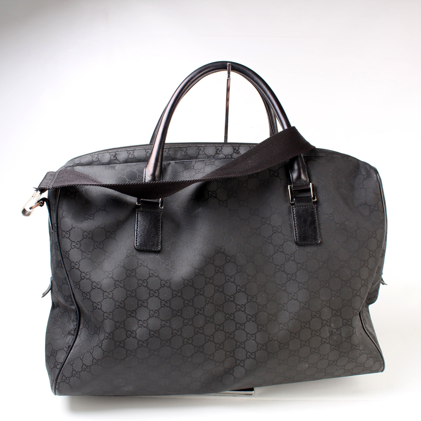 196356 GG Canvas Duffle Bag lbcase