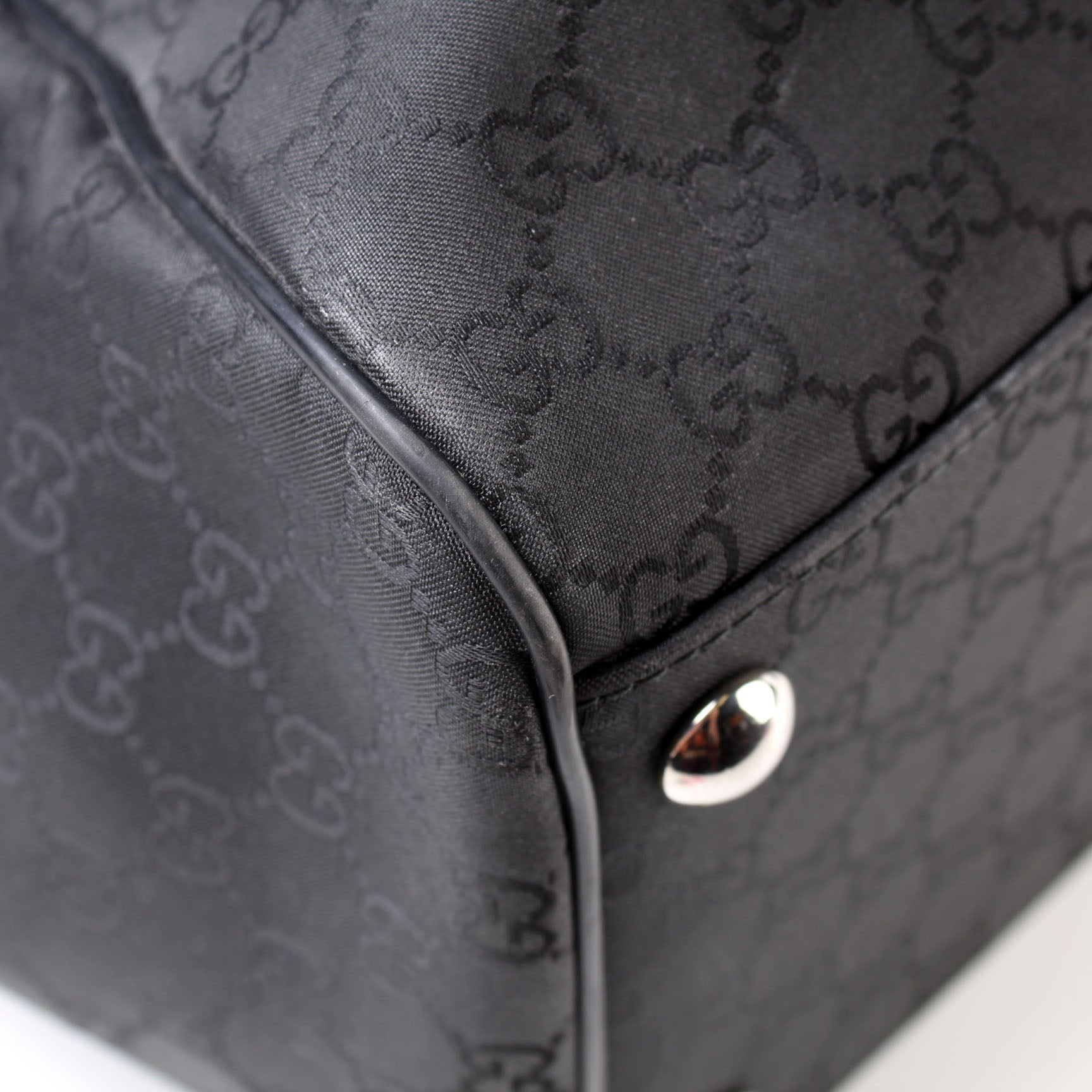 196356 GG Canvas Duffle Bag lbcase