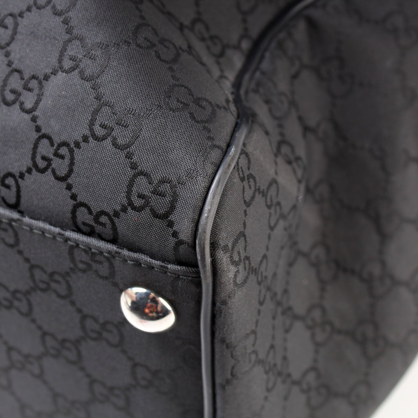 196356 GG Canvas Duffle Bag lbcase