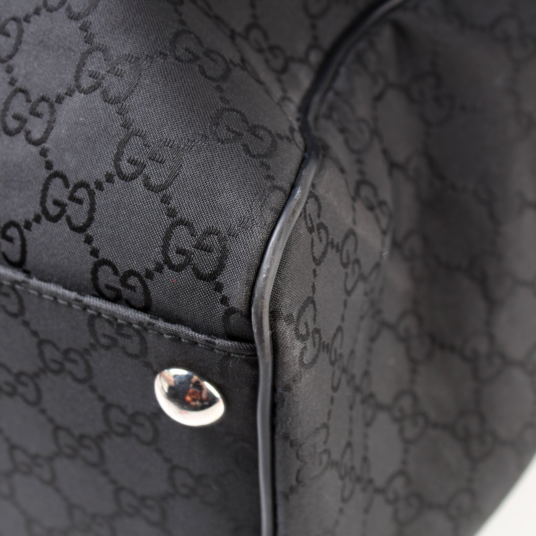 196356 GG Canvas Duffle Bag lbcase