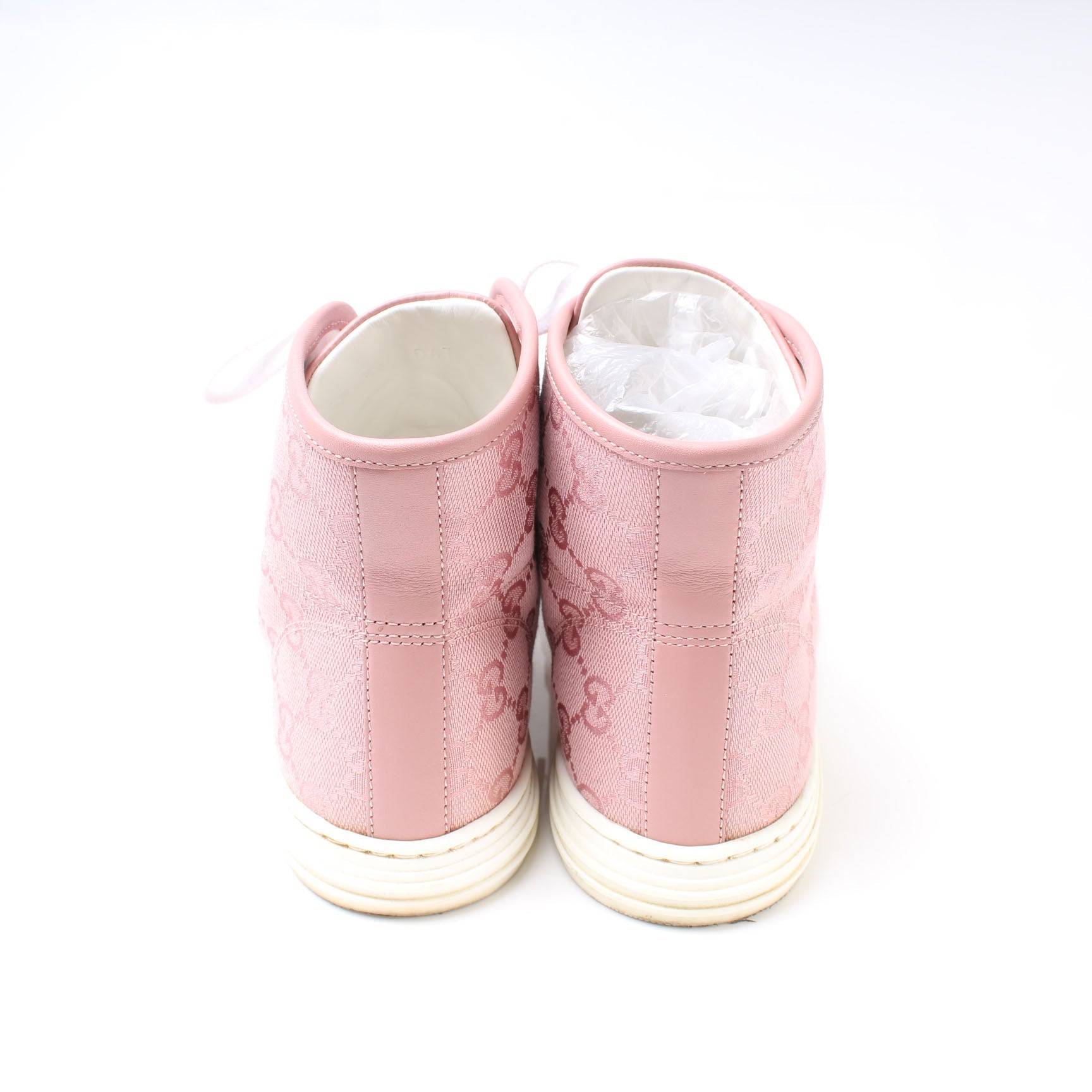 GG Canvas High Top Sneakers Size 38 lbcase