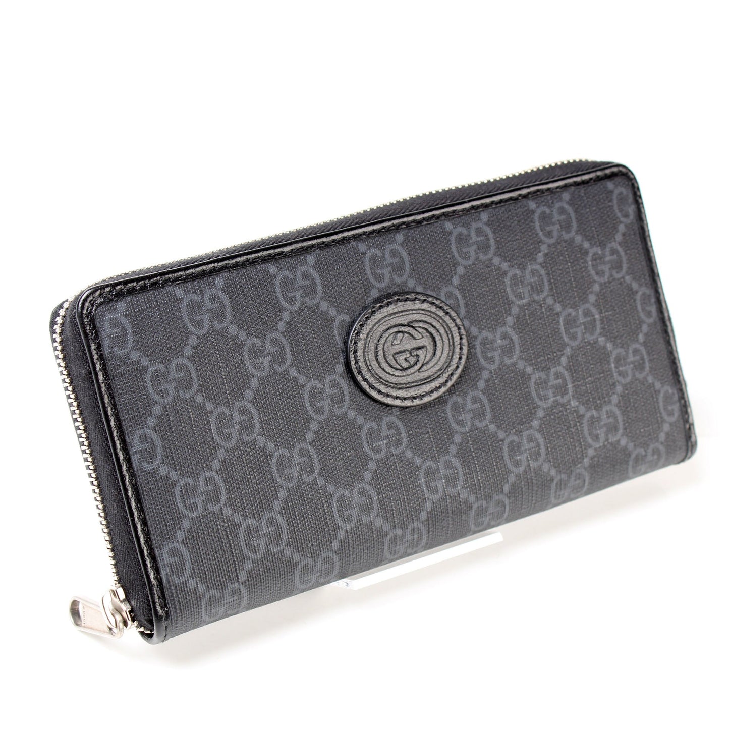 673003 Interlocking GG Supreme Zip Around Wallet lbcase