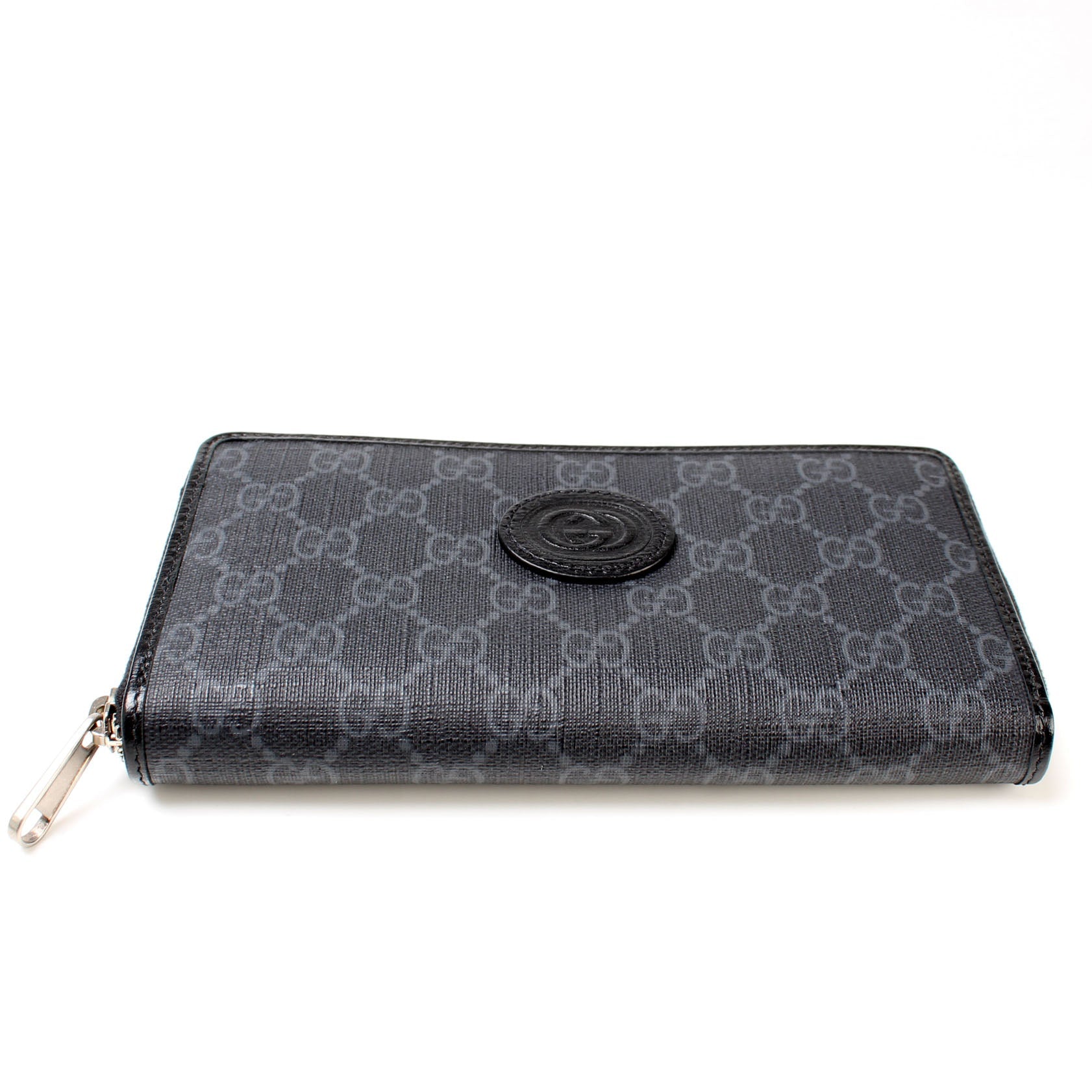 673003 Interlocking GG Supreme Zip Around Wallet lbcase