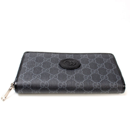 673003 Interlocking GG Supreme Zip Around Wallet lbcase