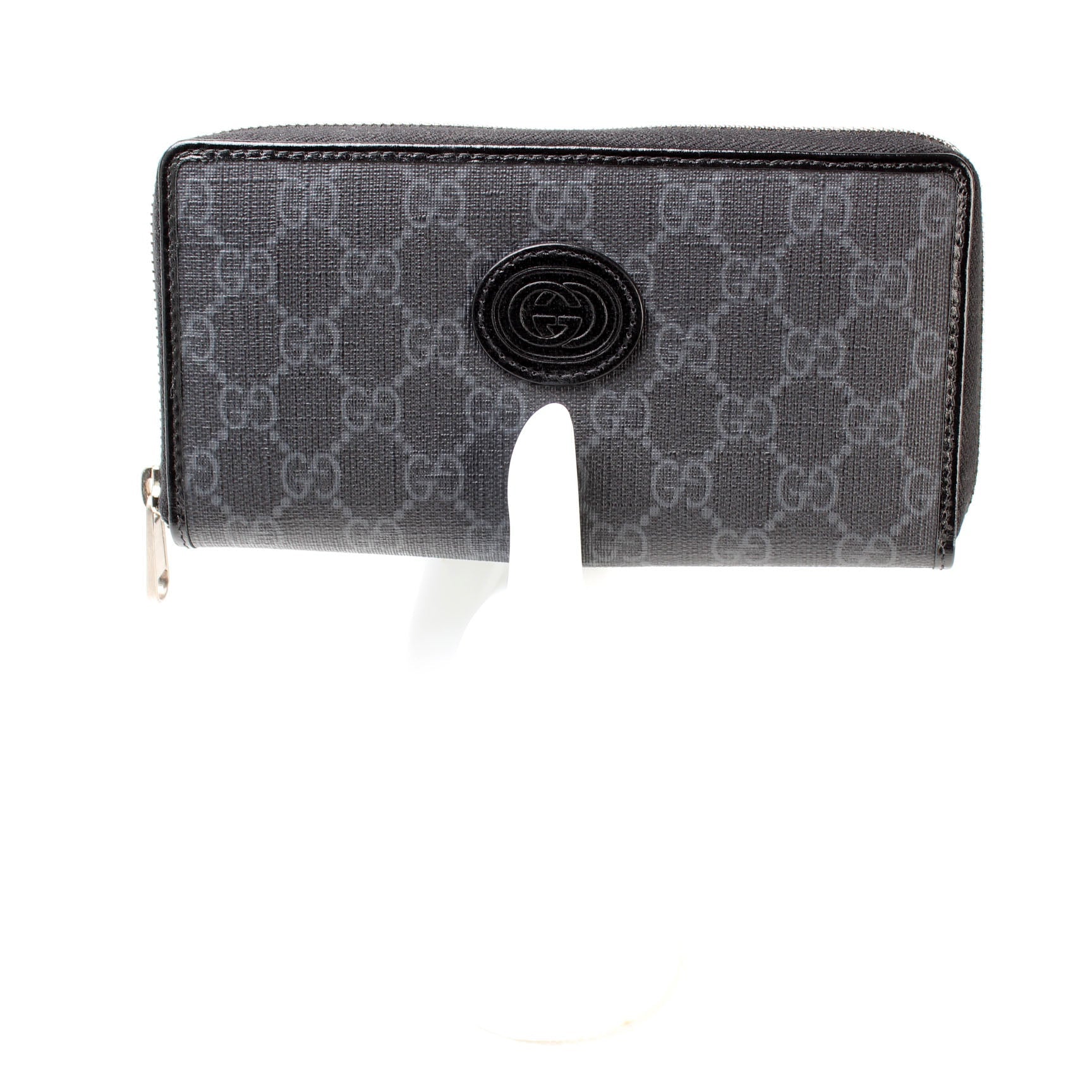673003 Interlocking GG Supreme Zip Around Wallet lbcase