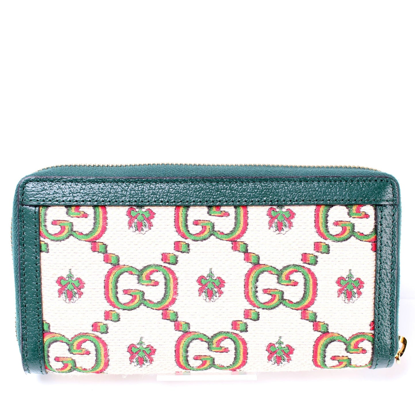 676293 GG100 Centennial Canvas Zip Around Wallet lbcase