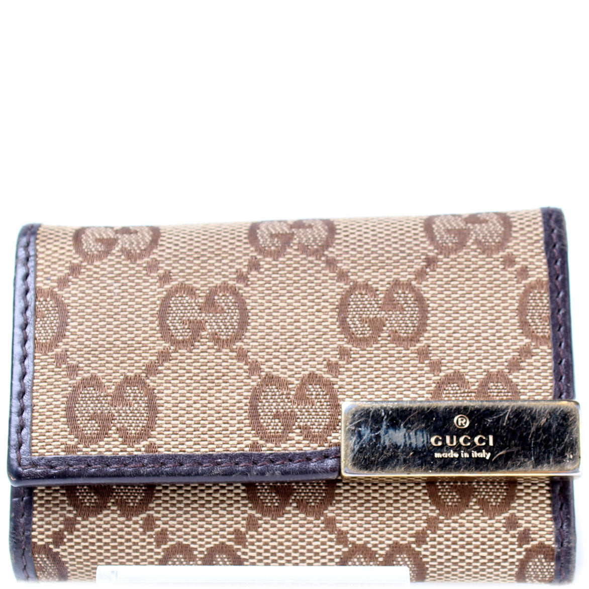 268833 GG Canvas Key Case lbcase