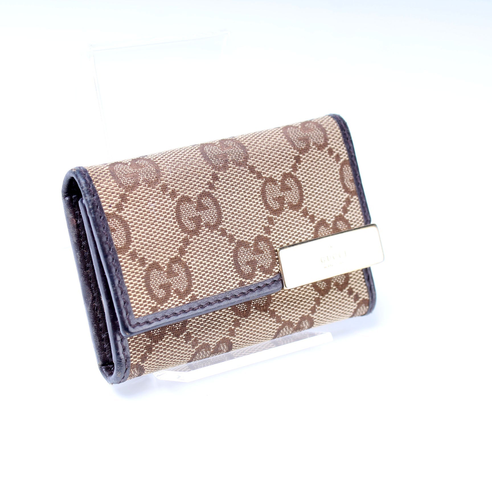 268833 GG Canvas Key Case lbcase
