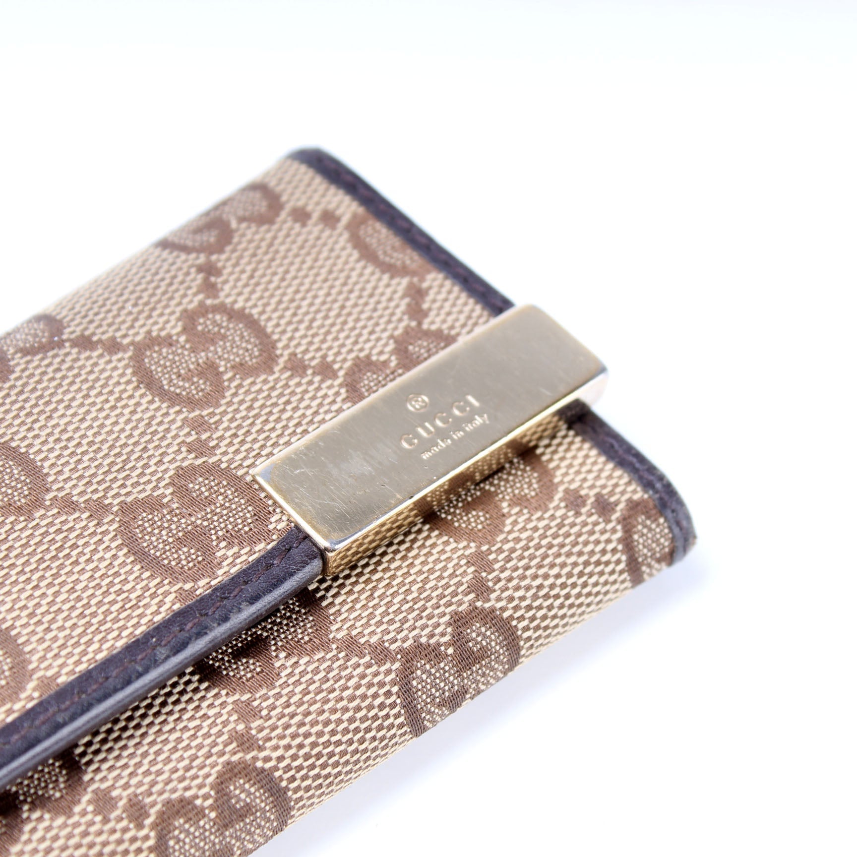 268833 GG Canvas Key Case lbcase