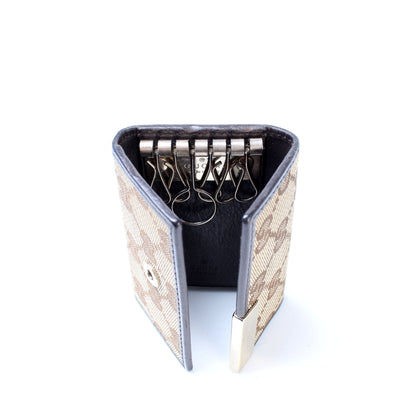 268833 GG Canvas Key Case lbcase