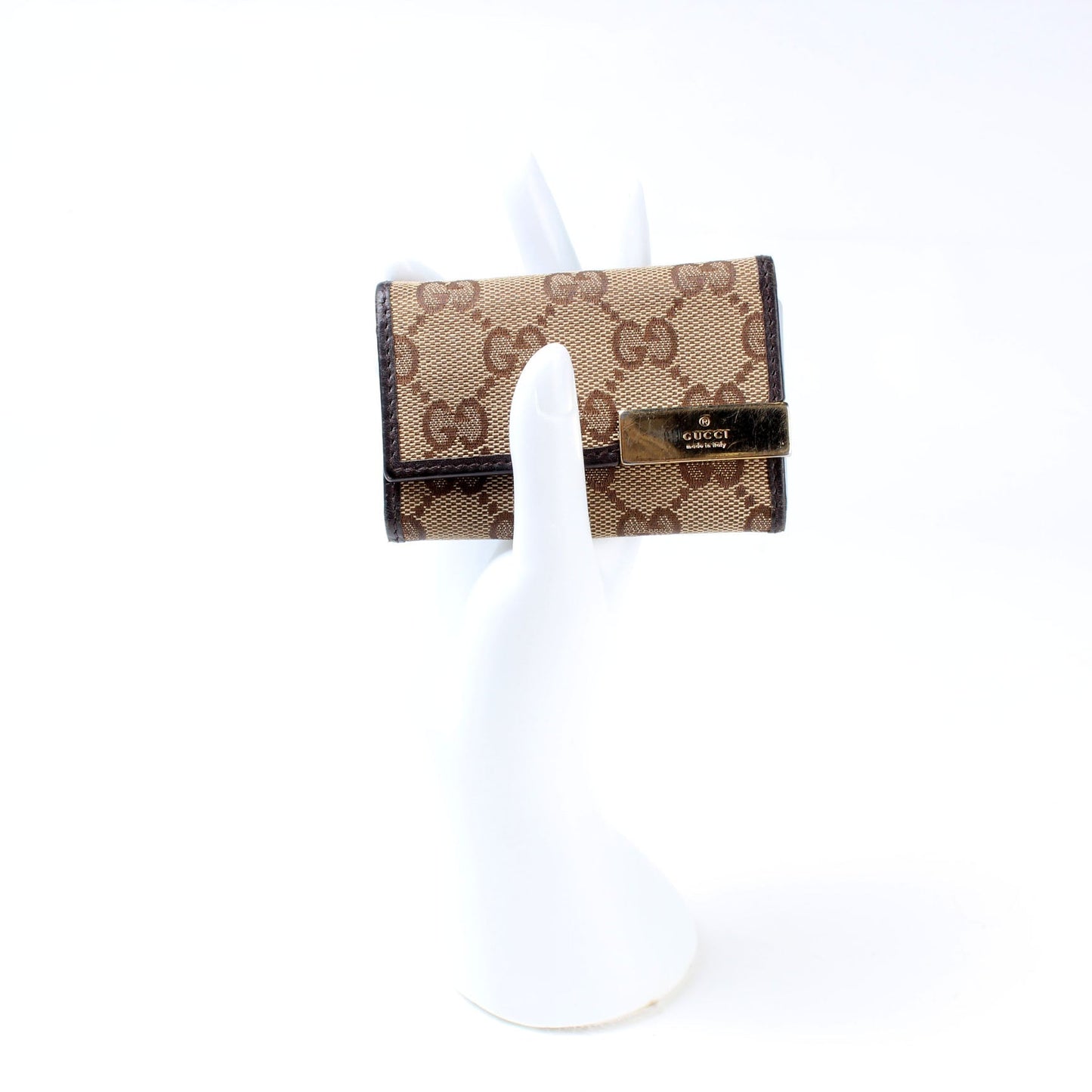 268833 GG Canvas Key Case lbcase