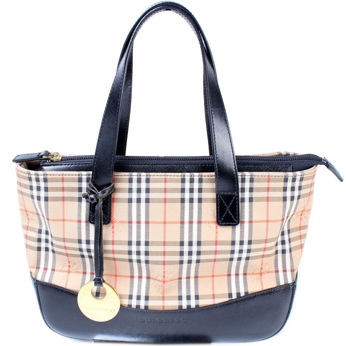 Horseferry Check Small Zip Tote
