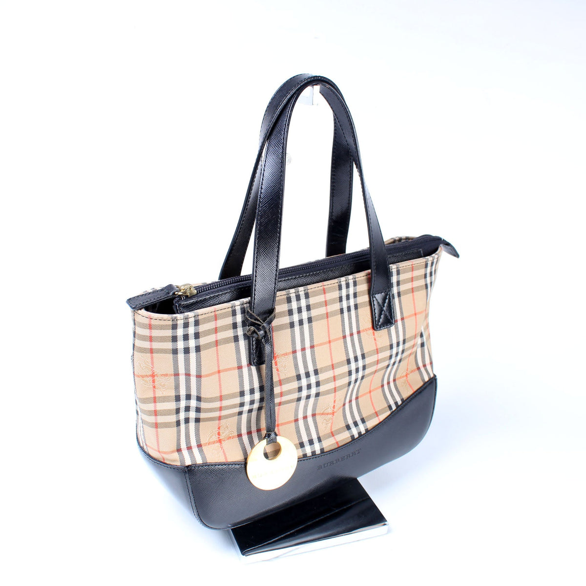 Horseferry Check Small Zip Tote