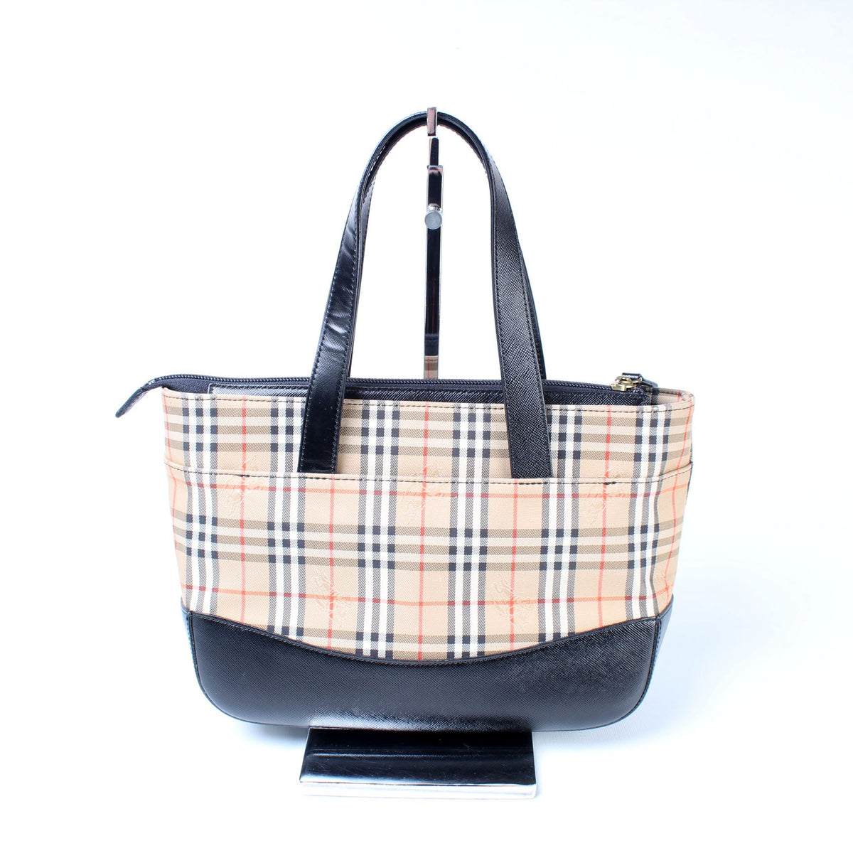 Horseferry Check Small Zip Tote