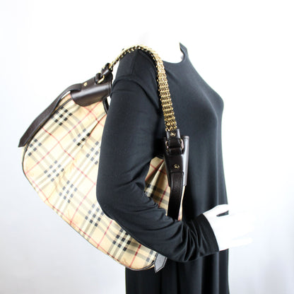 Haymarket Check Chain Hobo