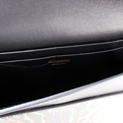 Grace Large Shoulder Bag Leopard Patent Leather