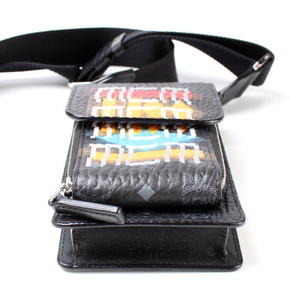 Visetos Geo Grafiti Crossbody Phone Case Wallet