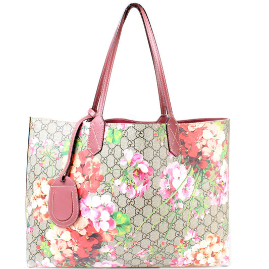368563 GG Supreme Blooms Medium Reverse Tote lbcase