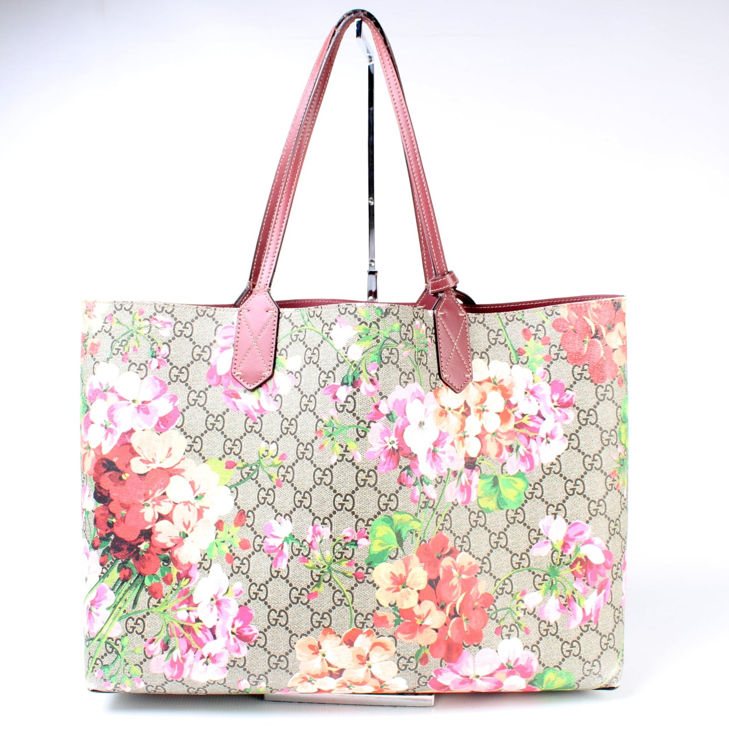368563 GG Supreme Blooms Medium Reverse Tote lbcase