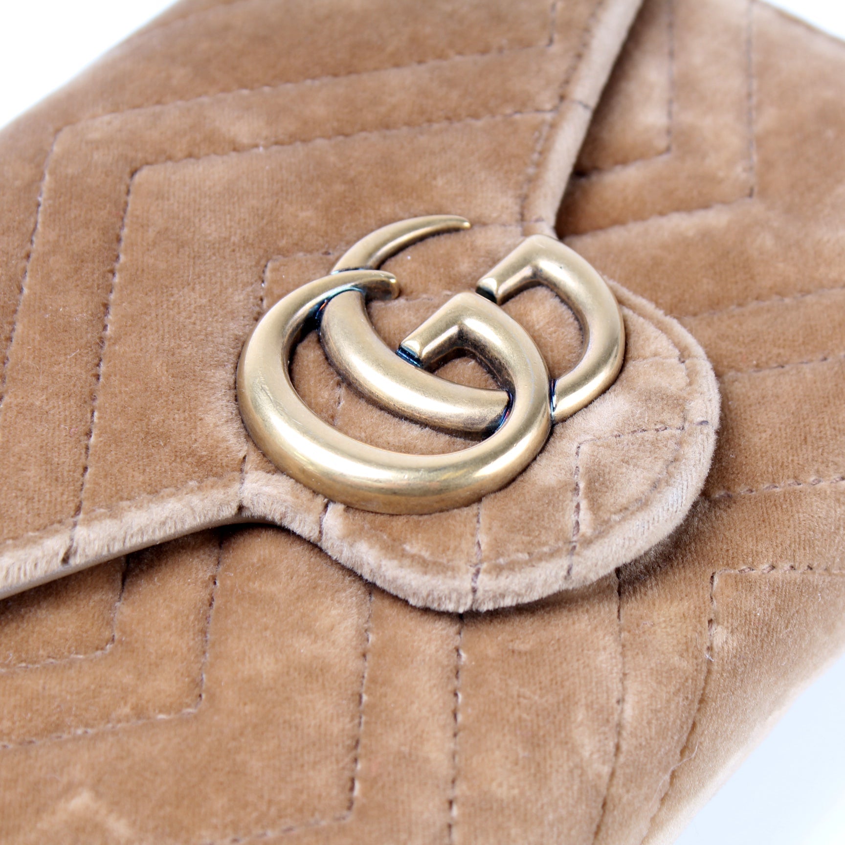 474575 Marmont Velvet Chain Wallet lbcase