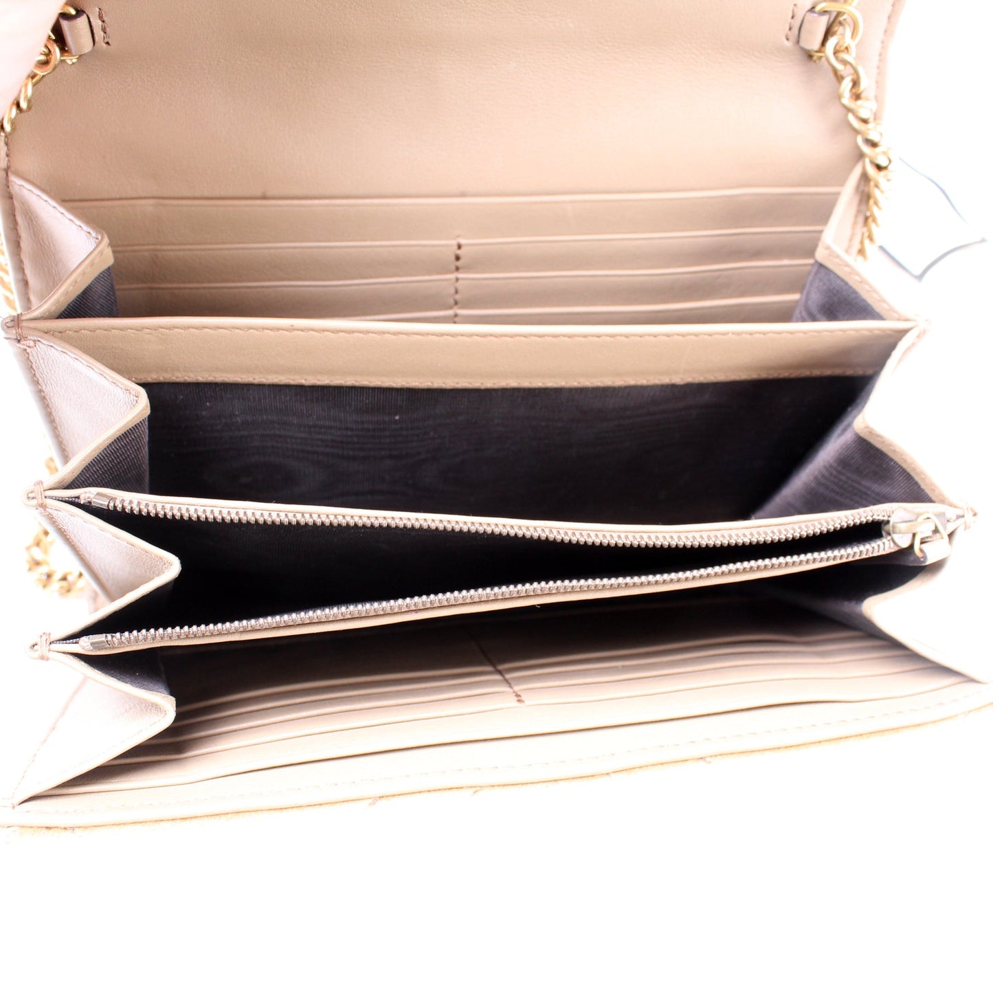 474575 Marmont Velvet Chain Wallet lbcase