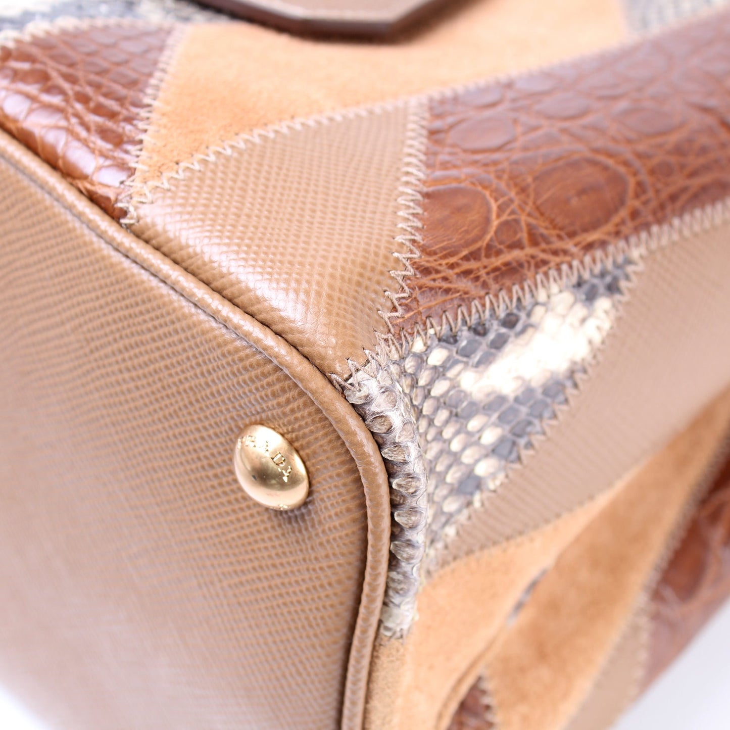 Patchwork Double Handle Tote