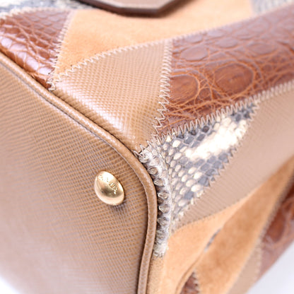 Patchwork Double Handle Tote