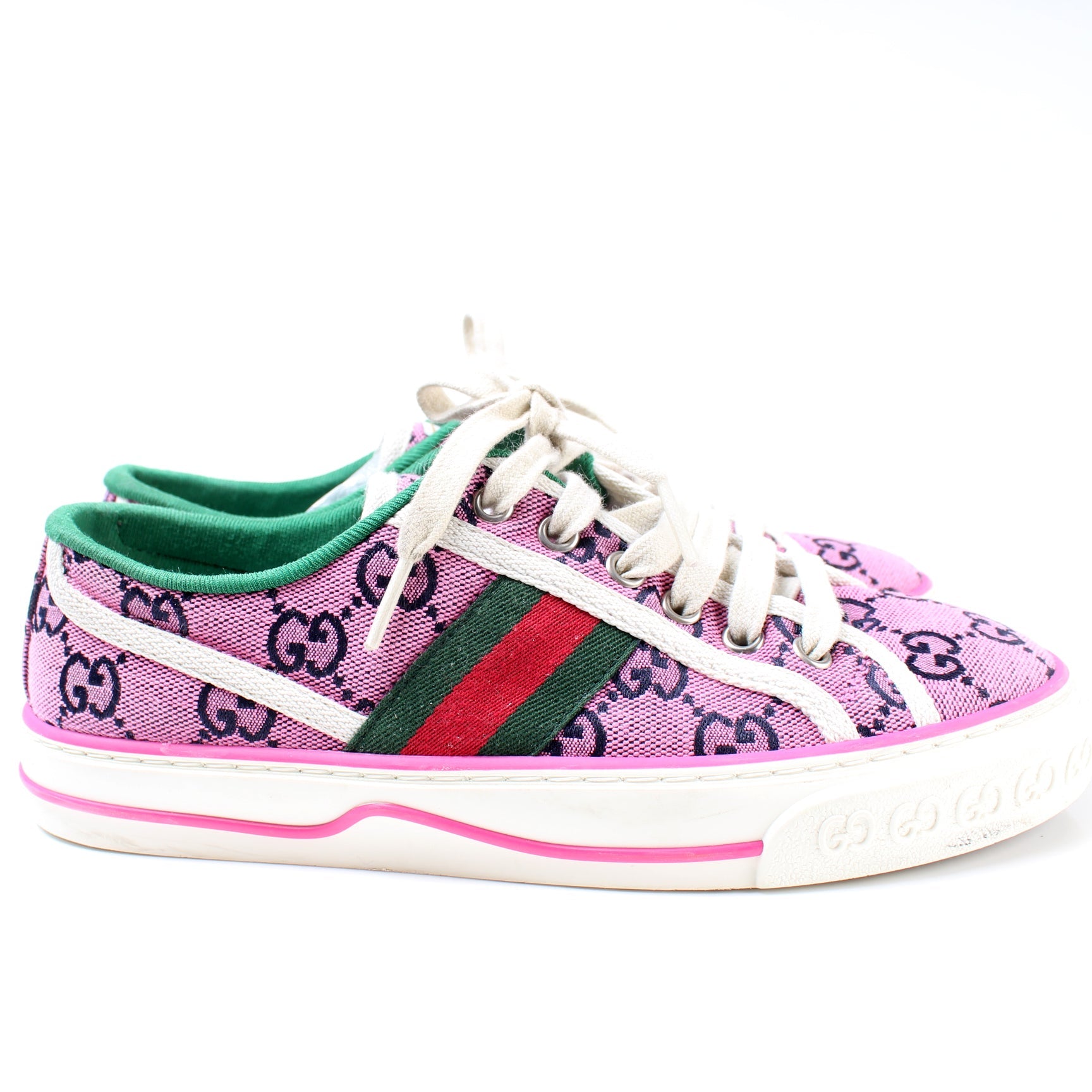 1977 Tennis Shoes GG Canvas Size 36.5 lbcase