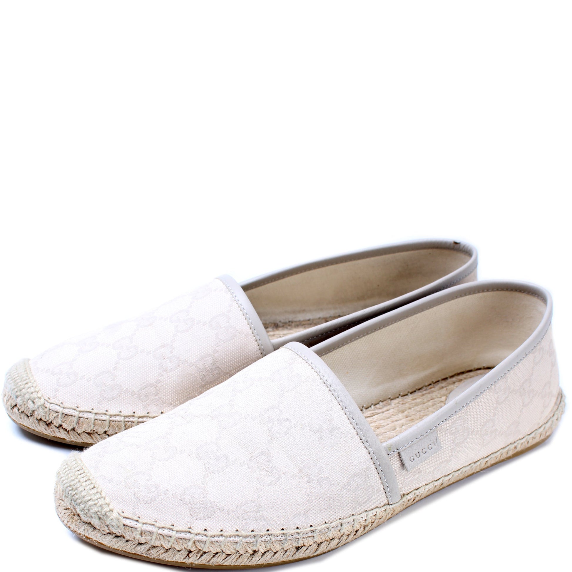 GG Canvas Espadrilles Size 41.5 lbcase
