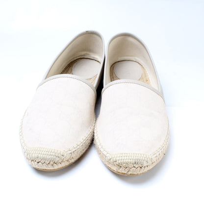 GG Canvas Espadrilles Size 41.5 lbcase