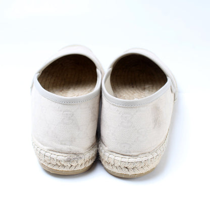 GG Canvas Espadrilles Size 41.5 lbcase