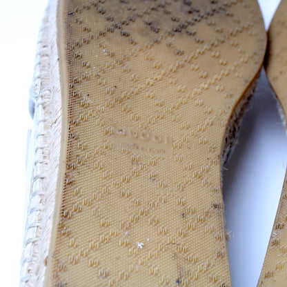 GG Canvas Espadrilles Size 41.5 lbcase