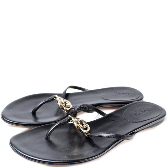 Interlocking GG Flip Flops Size 35.5 lbcase