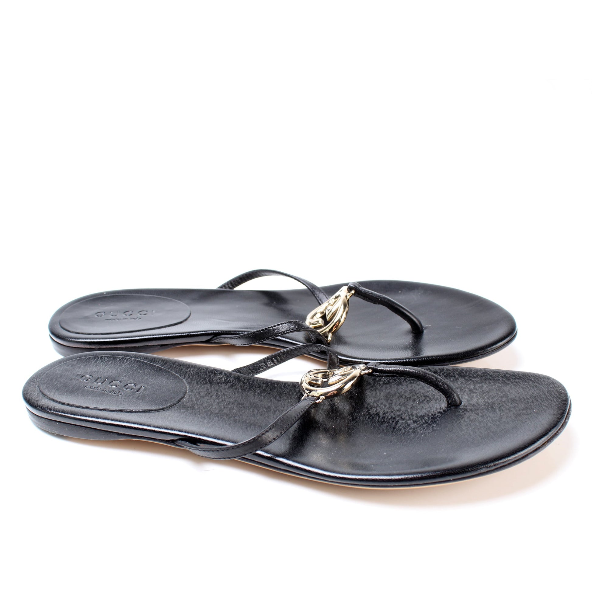 Interlocking GG Flip Flops Size 35.5 lbcase