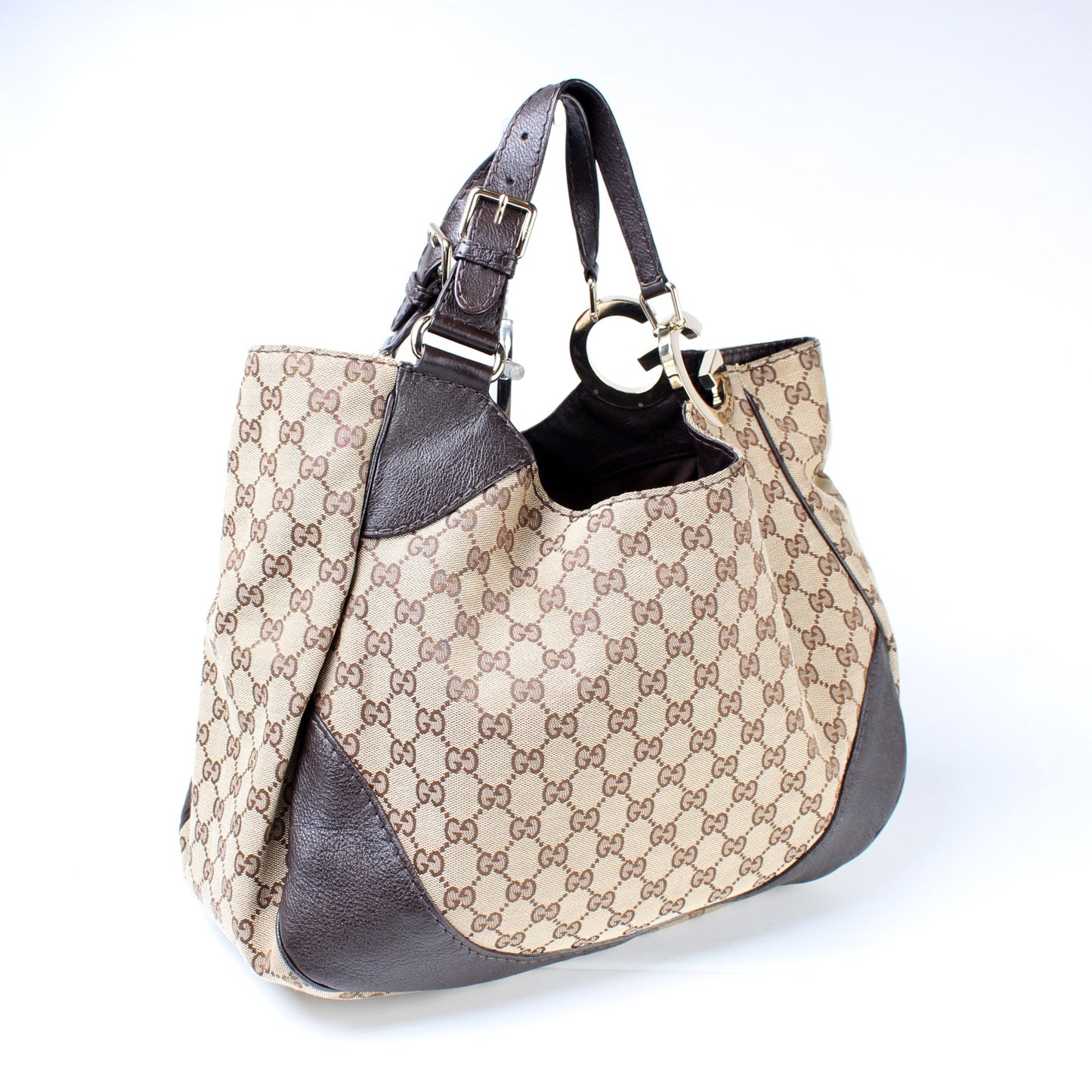 203504 Charlotte GG Canvas Hobo lbcase