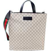 456217 GG Supreme Web Vertical Tote