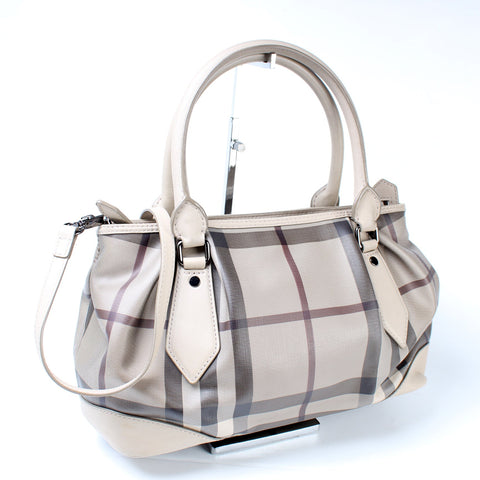 Small Smoked Check Tote