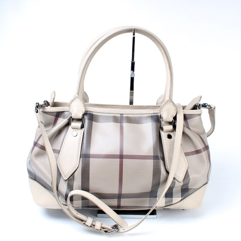 Small Smoked Check Tote