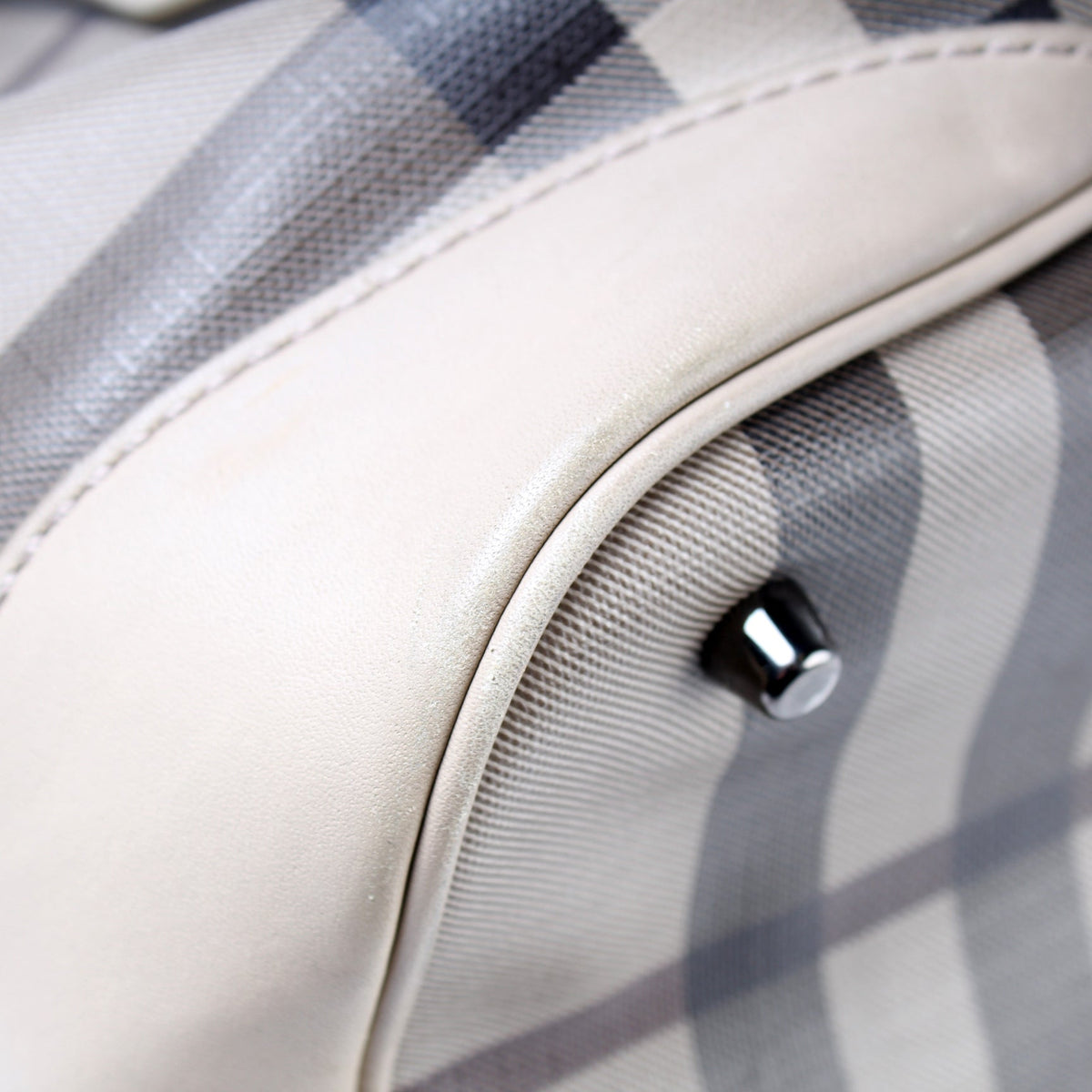 Small Smoked Check Tote