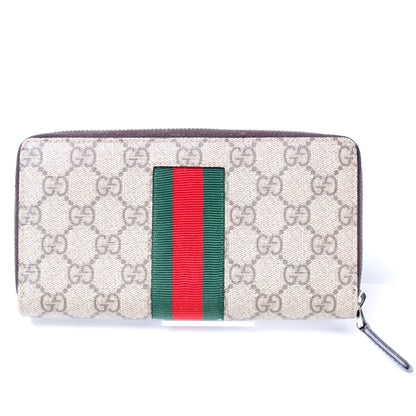 408831 Web GG Supreme Zip Around Wallet Bee lbcase