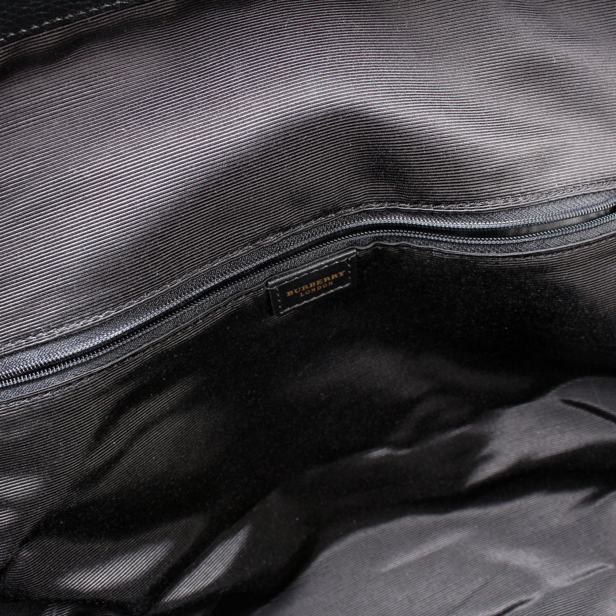 Check Leather Large Hinge Bag