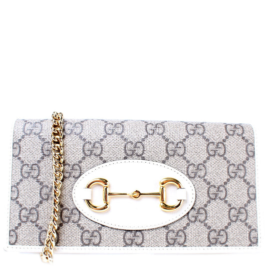 621892 Horsebit 1955 Wallet w/Chain lbcase