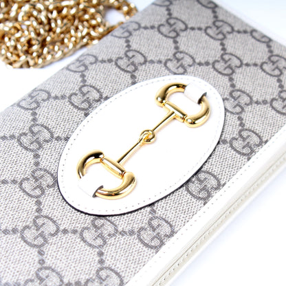 621892 Horsebit 1955 Wallet w/Chain lbcase