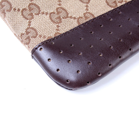 145857 GG Canvas Flat Messenger Medium