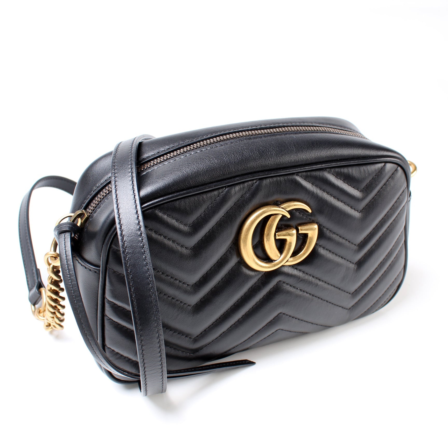 447632 Marmont Small Leather Camera Bag lbcase