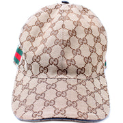 200035 GG Canvas Web Hat Size Large