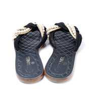 Pearl and Rope Mules Size 38